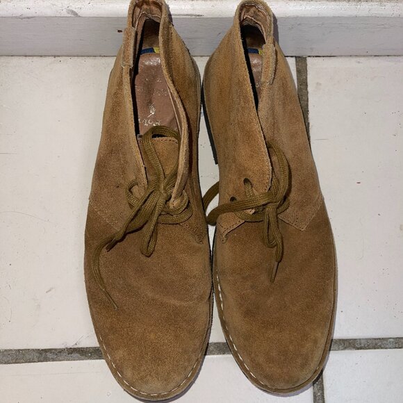 Polo Ralph Lauren Talan Suede Chukka Boot Size 11 Desert Tan - Picture 1 of 9